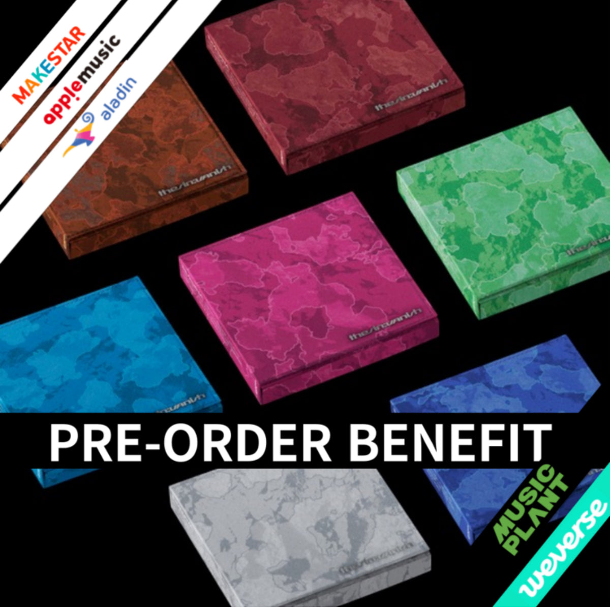 ENHYPEN 7th Mini Album THE SIN : VANISH FUGITIVES Ver. compact package album