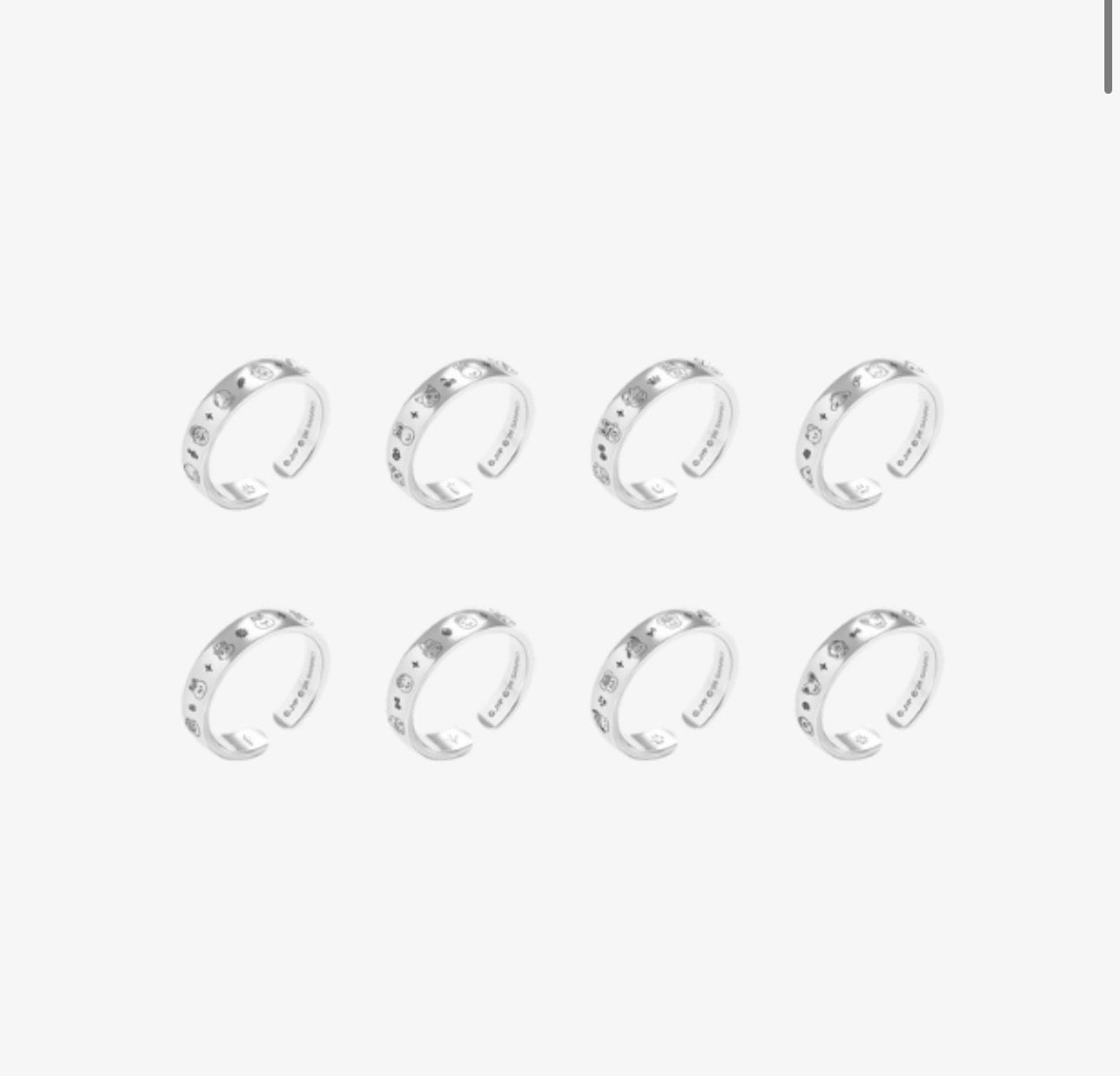 (PRE-ORDER) RING - SKZOO X SANRIO CHARACTERS