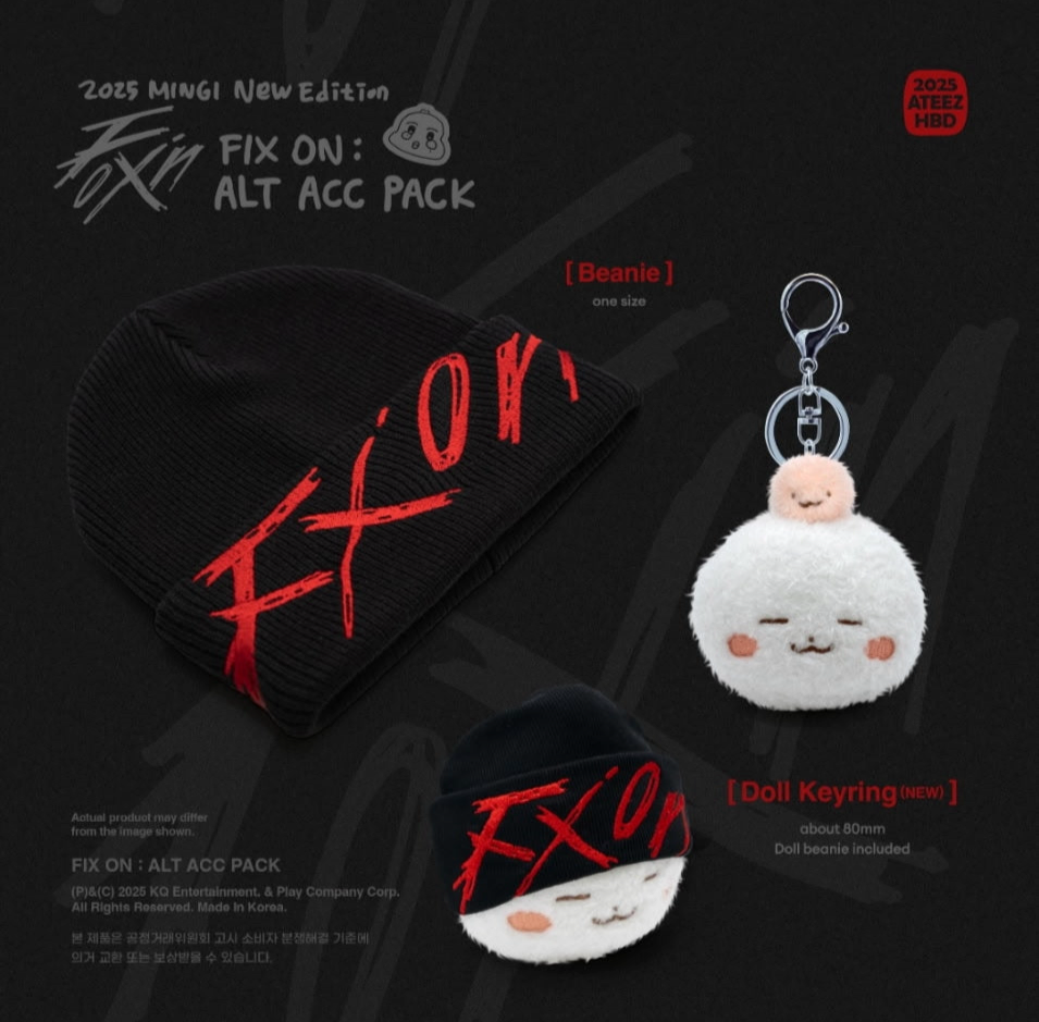 ATEEZ - 2025 BIRTHDAY MD [MINGI] : FIX ON ALT ACC PACK