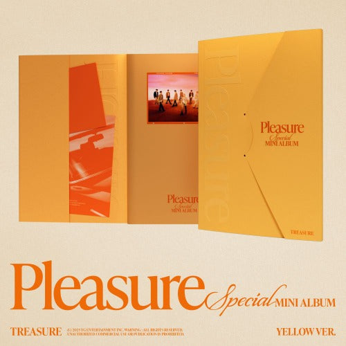 TREASURE - Special Mini Album [PLEASURE] (YELLOW / GREEN Ver.)