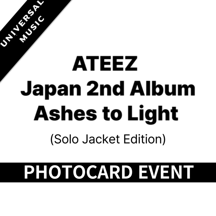 [JAP] ATEEZ -2nd Album [Ashes to Light] (Solo Jacket Edition)