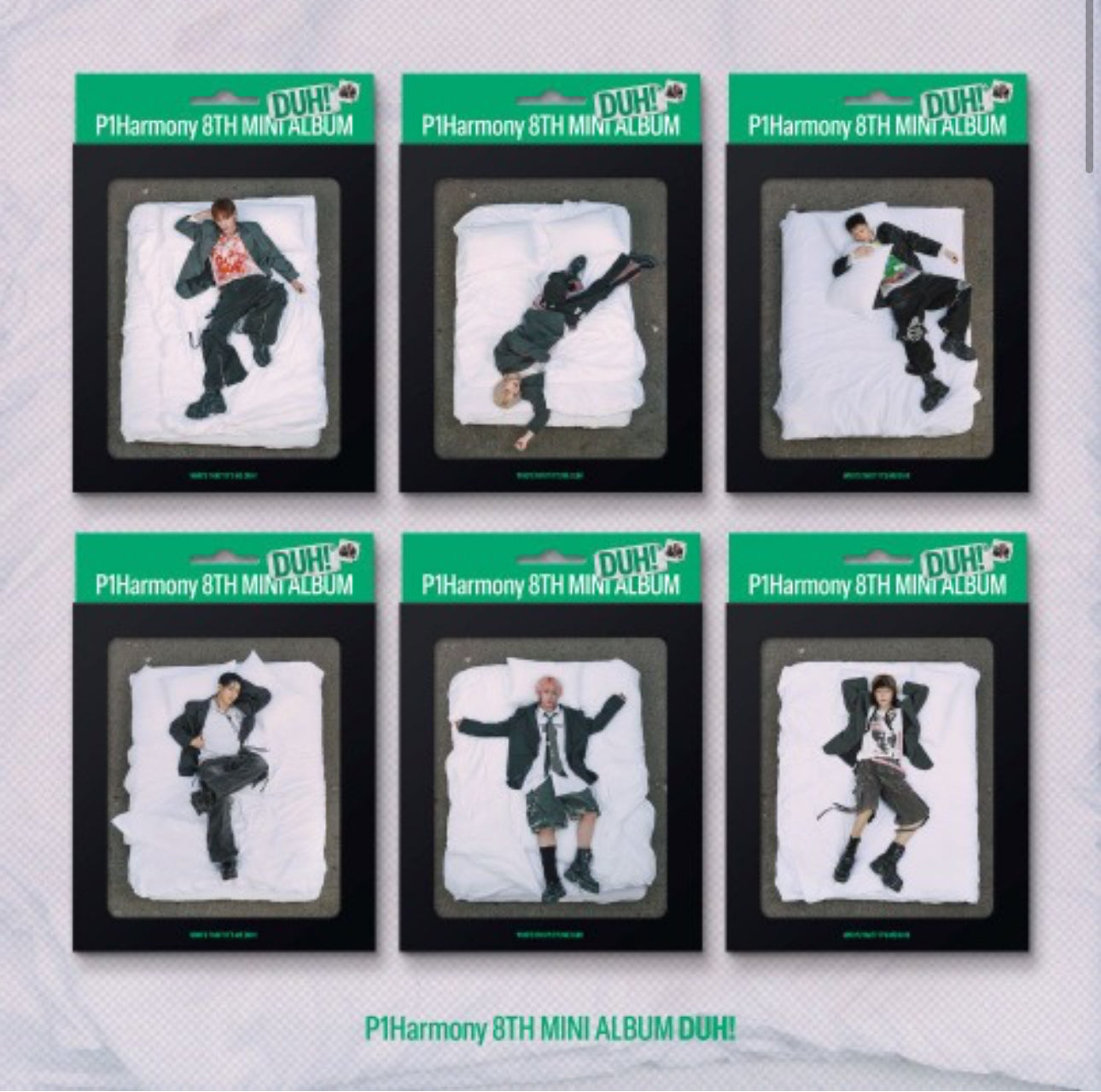 P1Harmony - 8th Mini Album [DUH!] (Compact Ver.) (H Ver.)