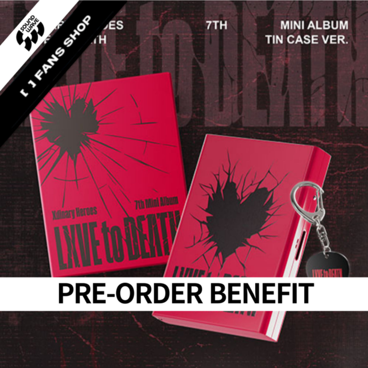 Xdinary Heroes - 7th Mini Album [LXVE to DEATH] (Tin Case ver.)