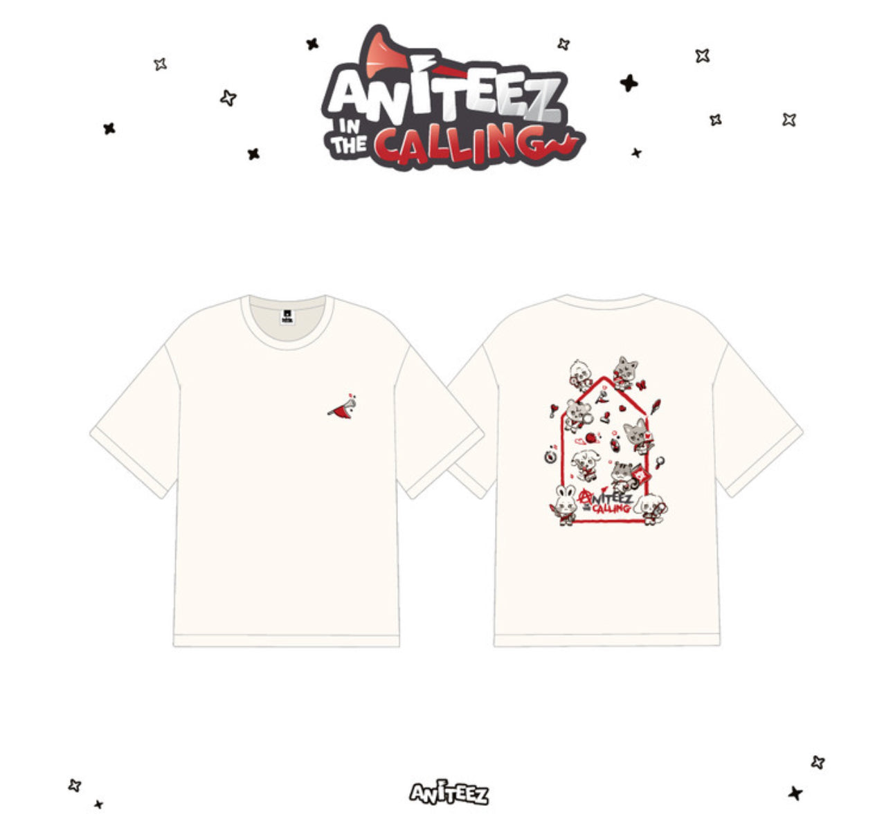ATEEZ - [ANITEEZ IN THE CALLING] MD T-SHIRTS