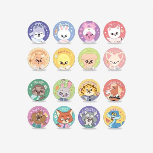 Stray Kids - [SKZOO X ZOOTOPIA2 POP-UP STORE OFFICIAL MERCH] SECRET GLITTER CAN BADGE
