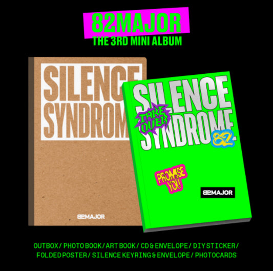 [PRE-ORDER] [SHIPS END OF APRIL] 82MAJOR - 3rd Mini Album [SILENCE SYNDROME]