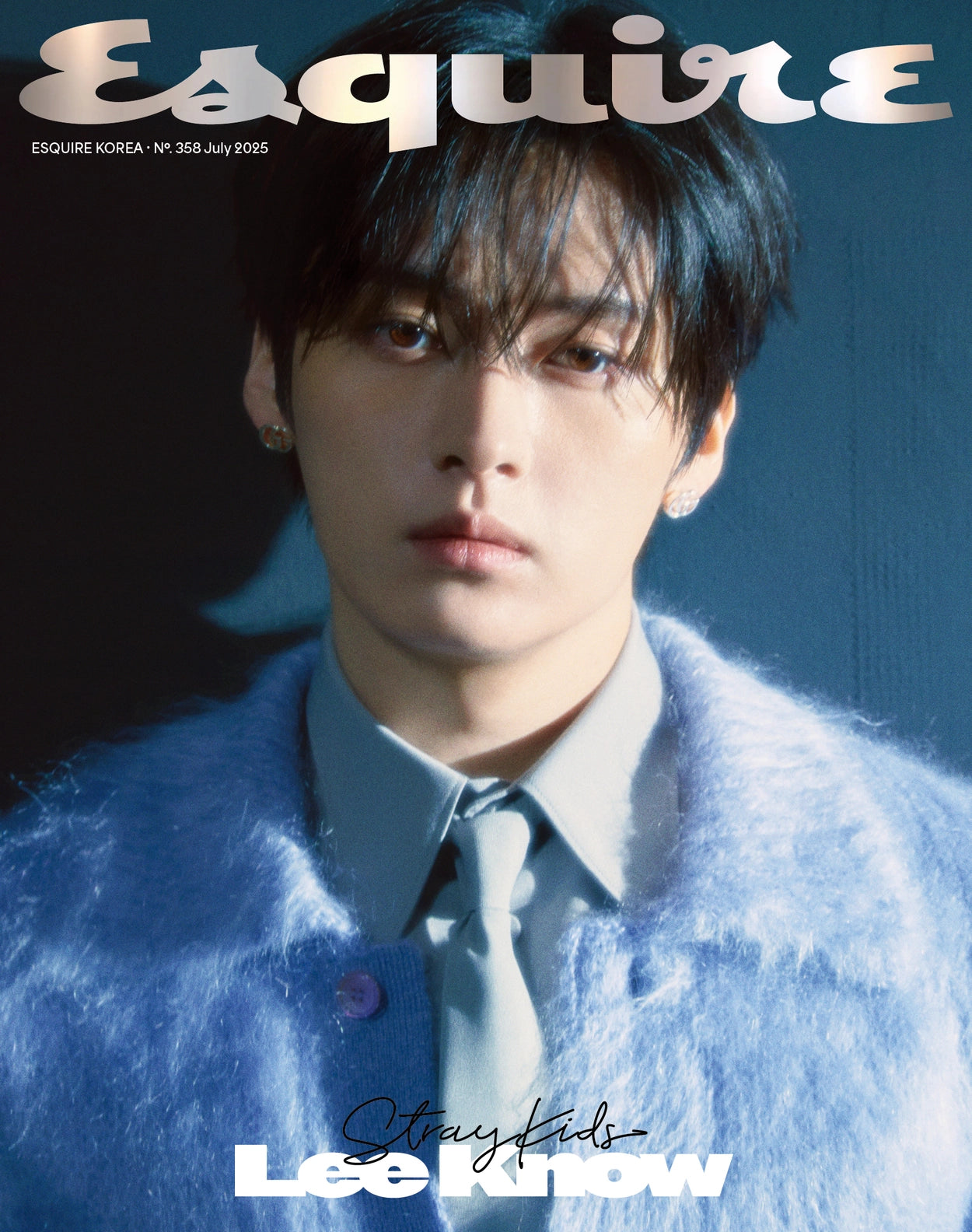 [SHIPS SEPTEMBER]Esquire - 2025. 08 (Cover. Stray Kids Lee Know)