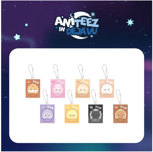 [PRE-ORDER] ATEEZ - [ATEEZ X ANITEEZ POP-UP [ANITEEZ IN DEJA VU] MD] RANDOM MINIATURE KEYRING