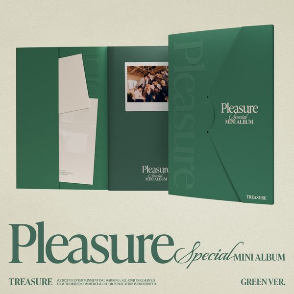 TREASURE - Special Mini Album [PLEASURE] (YELLOW / GREEN Ver.)